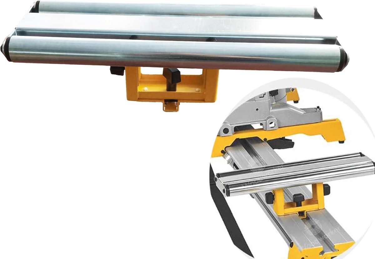 Verstekzaag Stand Roller Ondersteuning - Brede Werkbank Attachment