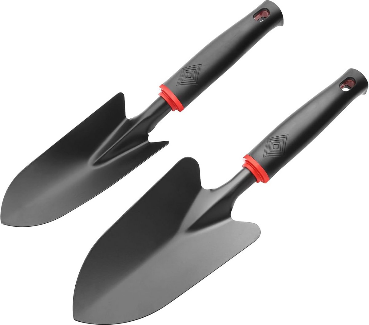 Tuinschep Set - 2 Stuks Brede Bloemtroffel en Smalle Plantschop voor Verplanten en Wieden