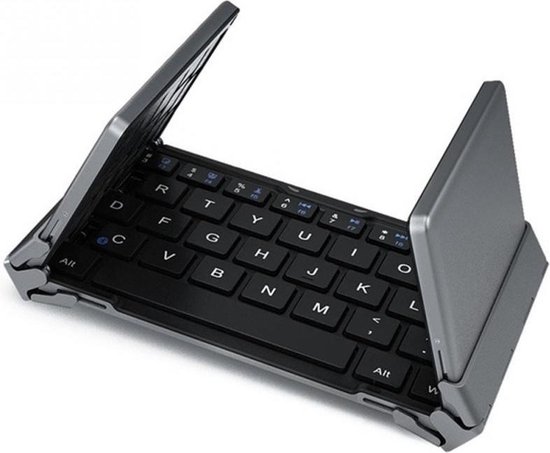 Samenstelling Doe een poging Garderobe Opvouwbaar Bluetooth toetsenbord - Zwart- Portable - Modern - Draadloos  toetsenbord -... | bol.com
