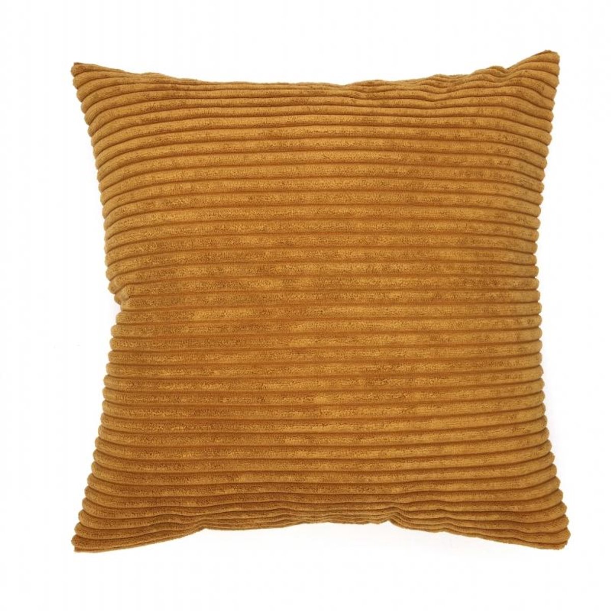 Corduroy kussenhoes cognac | Ribfluweel | 45 x 45 cm | 100% polyester | Exclusief binnenkussen