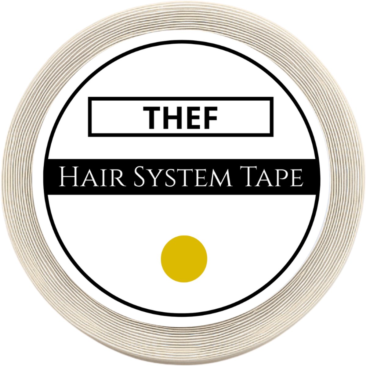 Thef Haarwerk Tape – Mat – Langdurige Draagtijd – Wig Tape voor Pruiken & Toupets – Hypoallergeen – Sterke Grip - 2.5 CM