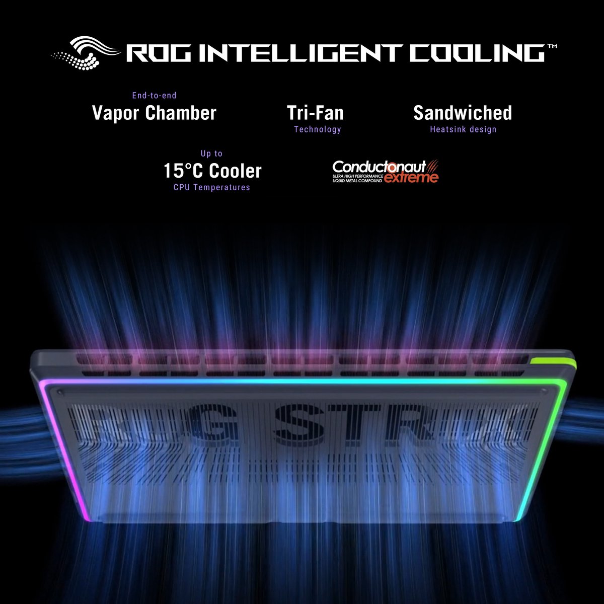 ASUS ROG Strix G16 G615LW-RV009W - Gaming Laptop - 16 inch - RTX 5080 - 165Hz — afbeelding 3