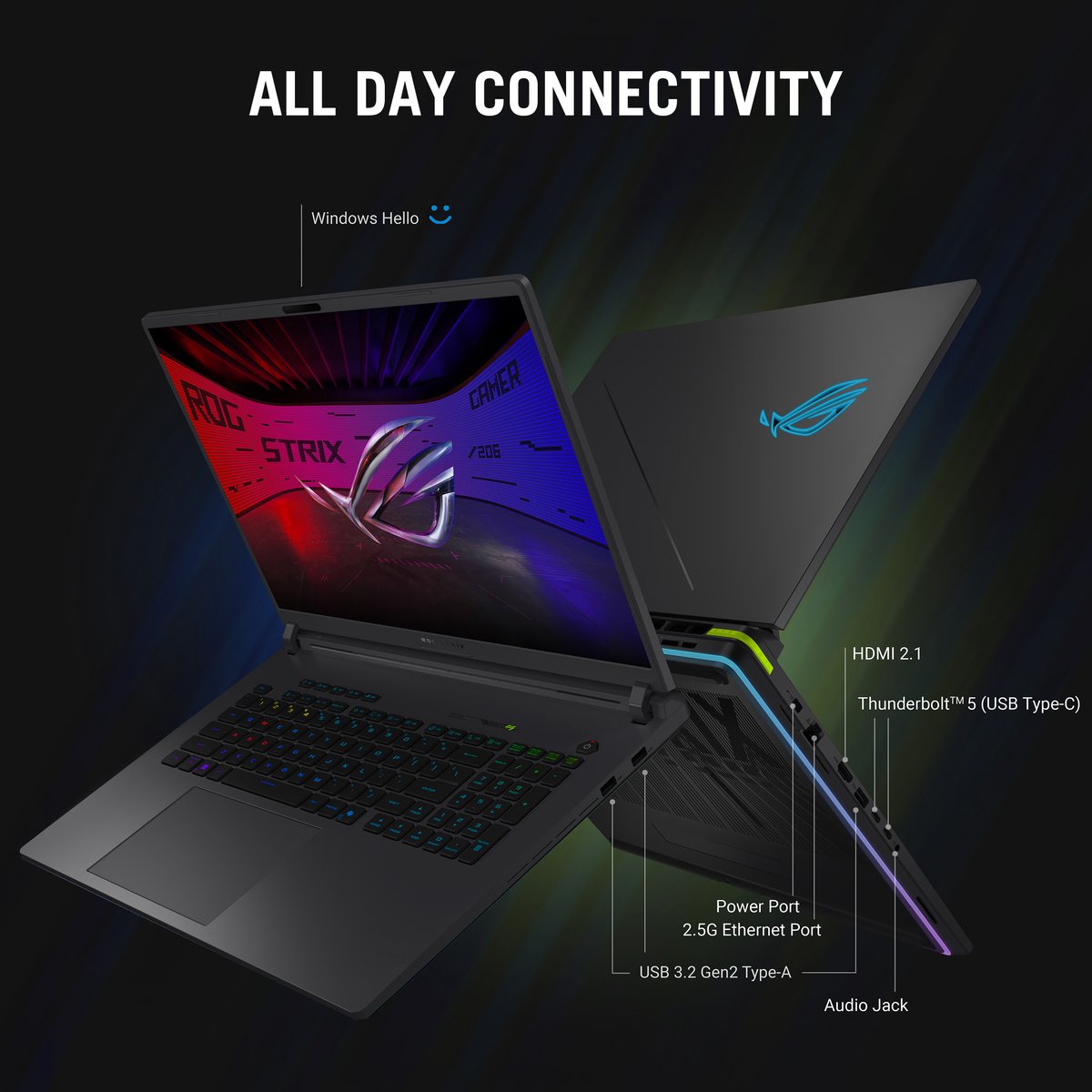 ASUS ROG Strix G16 G615LW-RV009W - Gaming Laptop - 16 inch - RTX 5080 - 165Hz — afbeelding 2