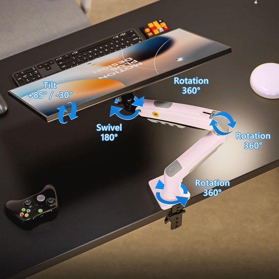 Monitorarm Voor 17 Tot 30 Inch Computerschermen Draai kantelbaar Tot monitorarm-voor-17-tot-30-inch-computerschermen-draai-kantelbaar-tot