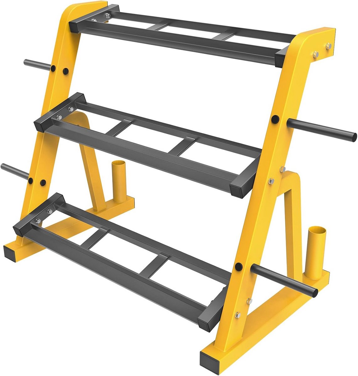 Multifunctioneel Halterrek voor Thuisgebruik - Opbergoplossing voor Halters en Fitnessapparatuur