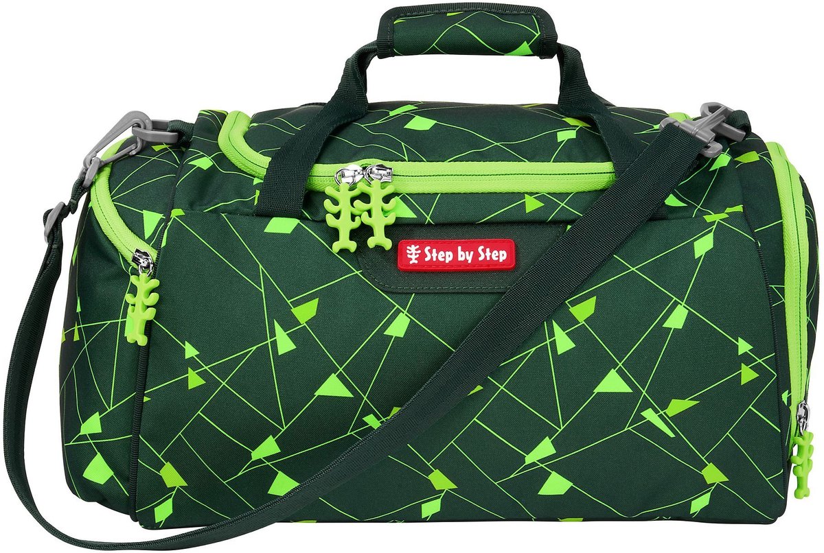 Step by Step sporttas Step by Step Sports Bag Dino Night Tyro donkergroen