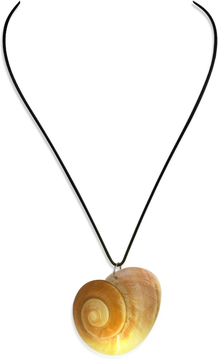 Ronte - Schelp Ketting met Grote Hanger voor Cosplay, Zee Slak Accessoire, Sieraad Cadeau