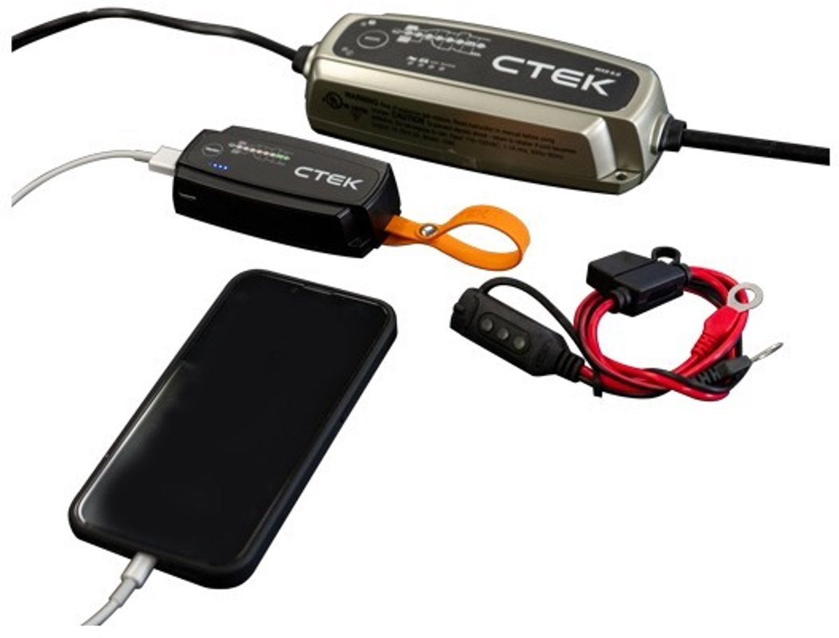 CTEK MXS 5.0 Power Kit acculader met gratis powerbank