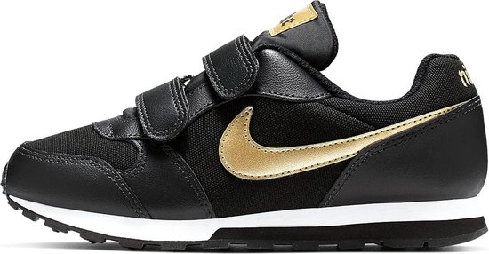 Nike Sneakers - Maat 34 - Unisex - zwart/goud/wit | bol.com