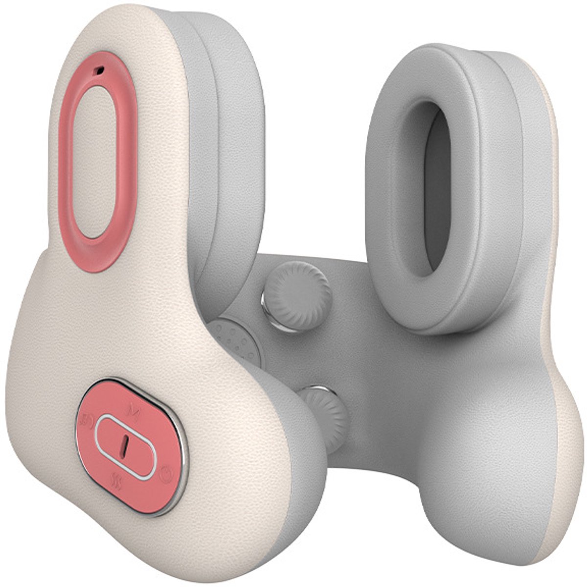 Bluetooth nek- en hoofdmassager - Ingebouwde hoofdtelefoon, verwarmende elektrische nekmassager - Geluidsreductie voor ontspanning en verlichting