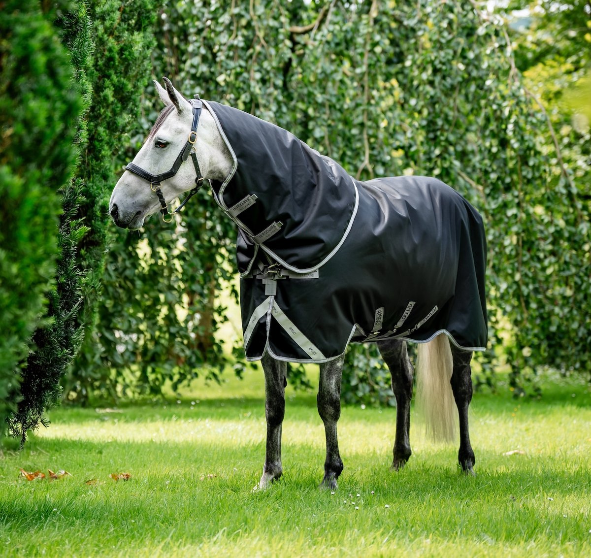 Amigo 1200D Plus Turnout Deken van Horseware in Zwart – productfoto