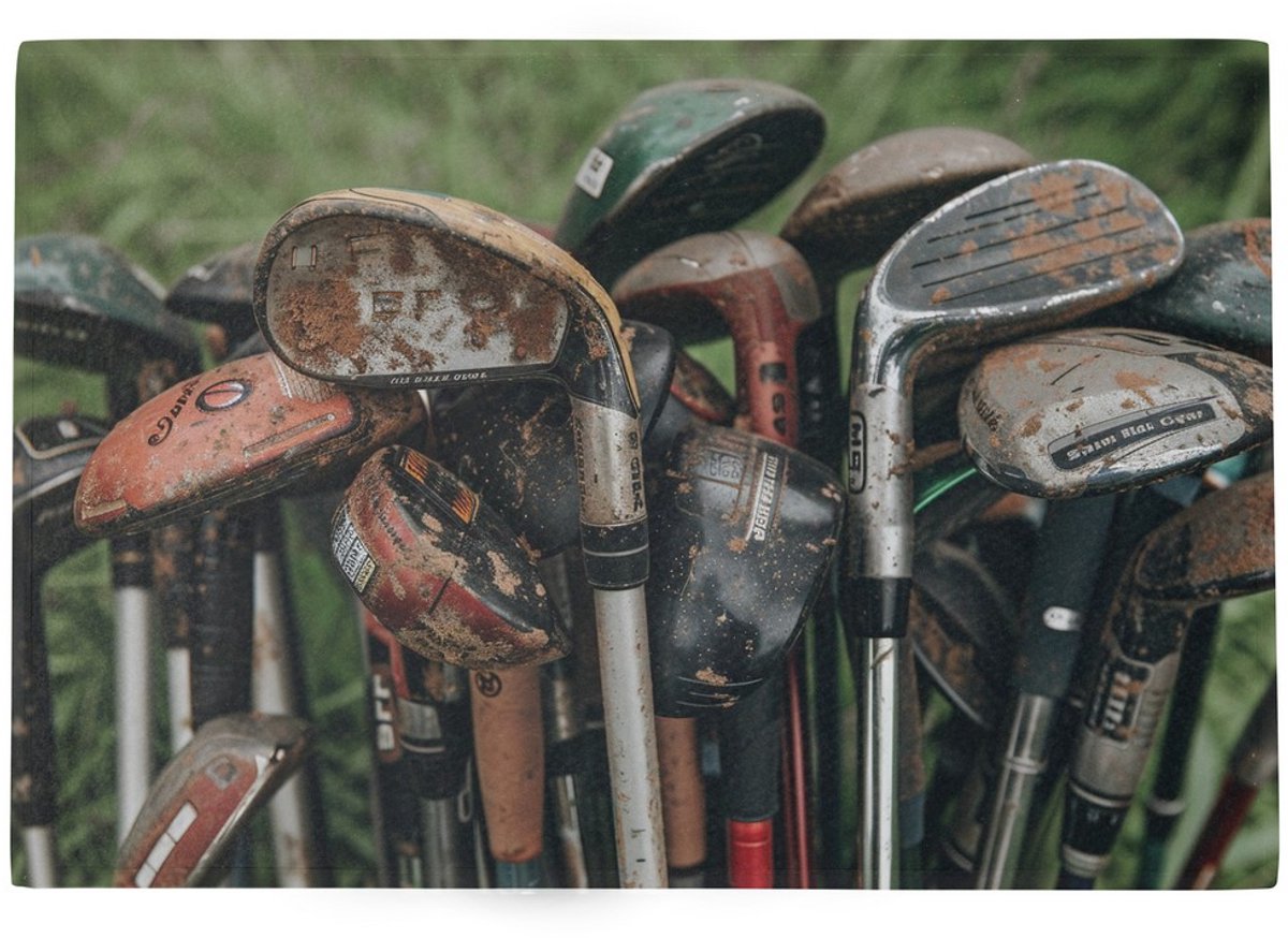 Mars & More Deurmat Golf clubs 75x50cm Multi