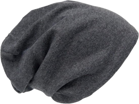 Ruige Muts Winter Fleece Beanie Slouch Muts in Donkergrijs – Warme Unisex ...