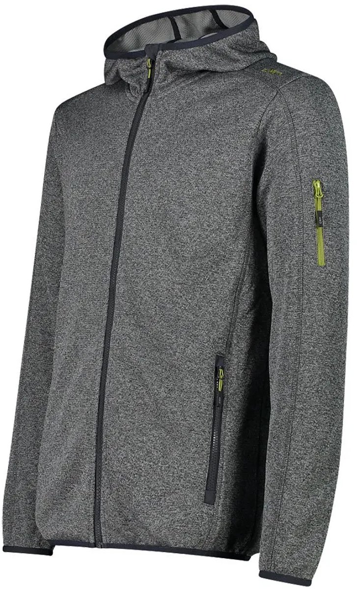 Cmp 31h5007 Fleece Met Kap Man Antracite / Moss
