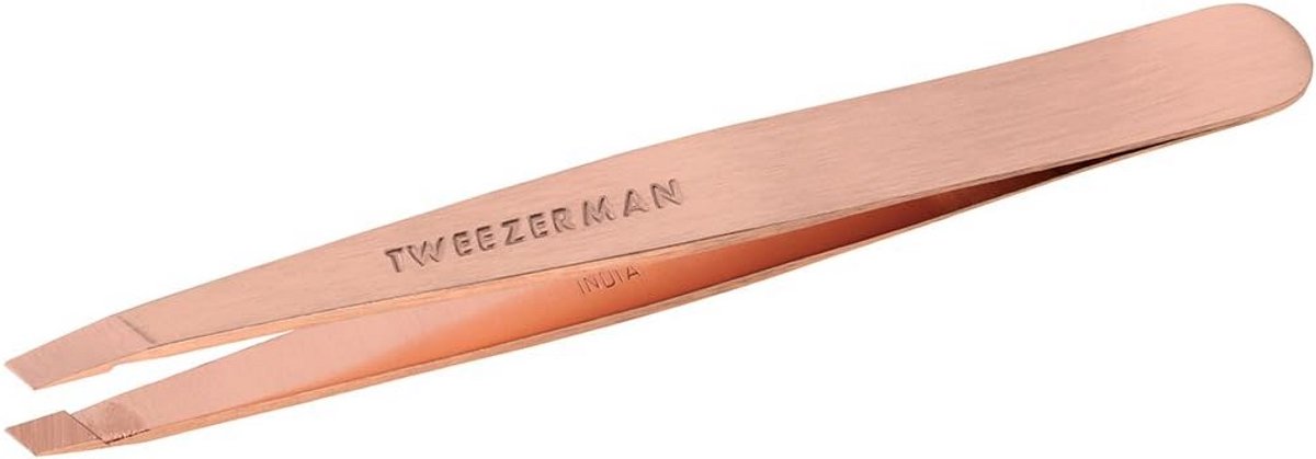 Pincet van roestvrij staal met afgeschuinde punt - roségoud