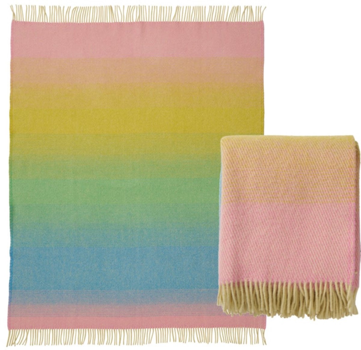 Klippan Plaid Aurora - Pastel Dream - 100% lamswol