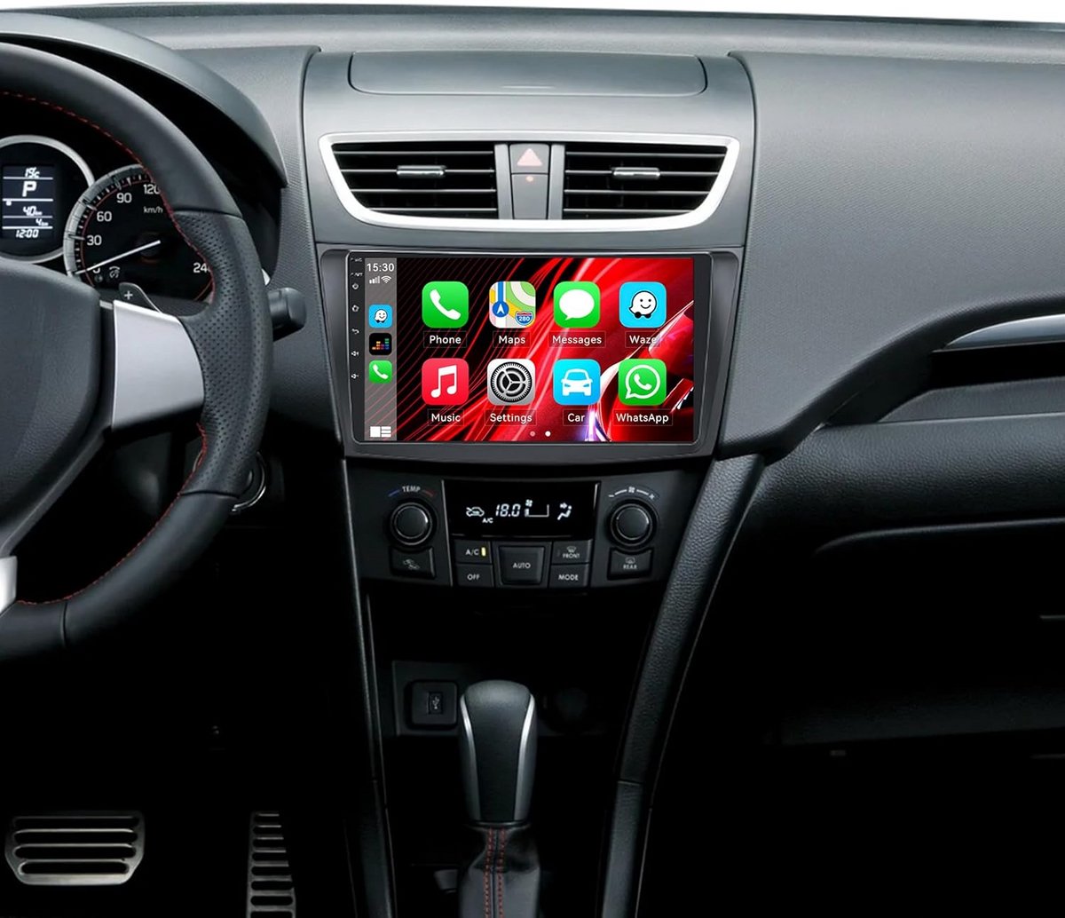 2+64G Android 13 Autoradio 9 inch voor Suzuki Swift 2011-2017 en Ertiga 2012-2017 - Draadloos CarPlay Android Auto WiFi Navigatie RDS