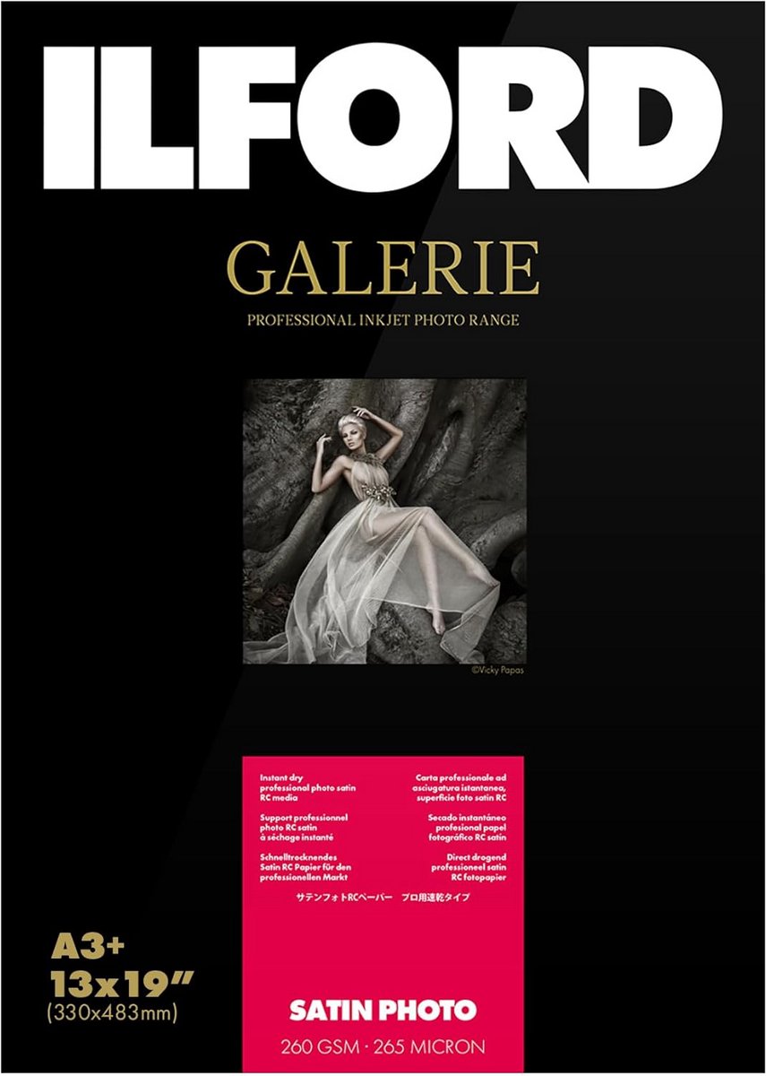 A3+ Fotopapier 260 gsm Satin Lustre 25 Vellen