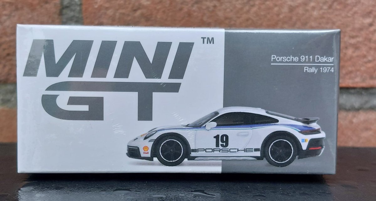 MiniGT 1/64 2024 Porsche 911 (992) Dakar Rally Design Package 74, white nr 1009