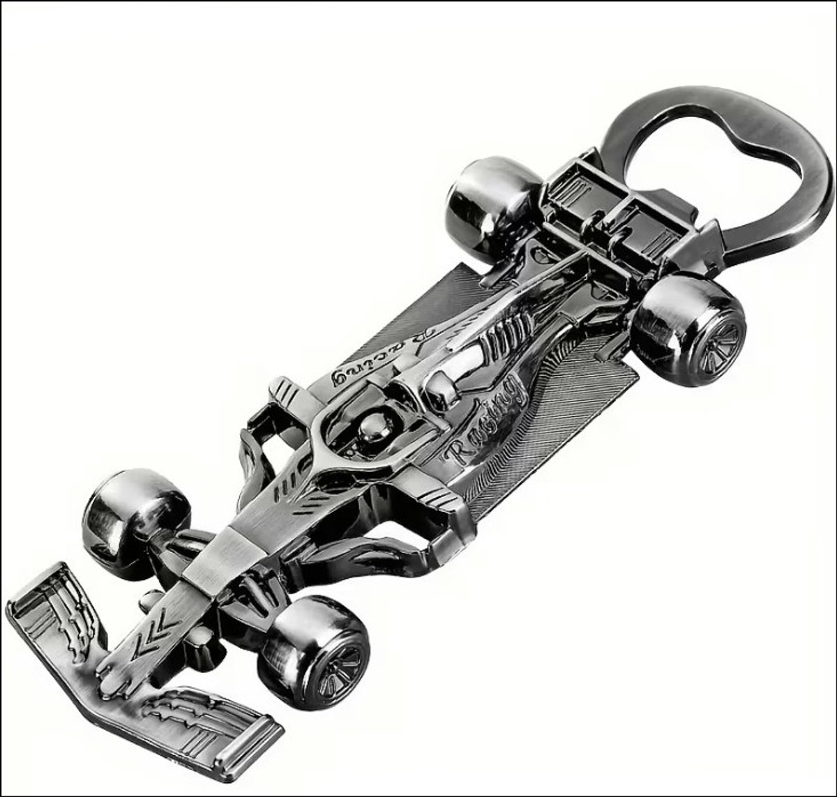 Flesopener - raceauto - opener - racecar - flessen opener - bier opener
