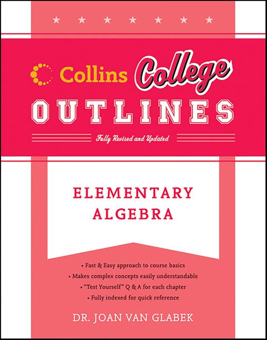 Collins College Outlines - Elementary Algebra - cover