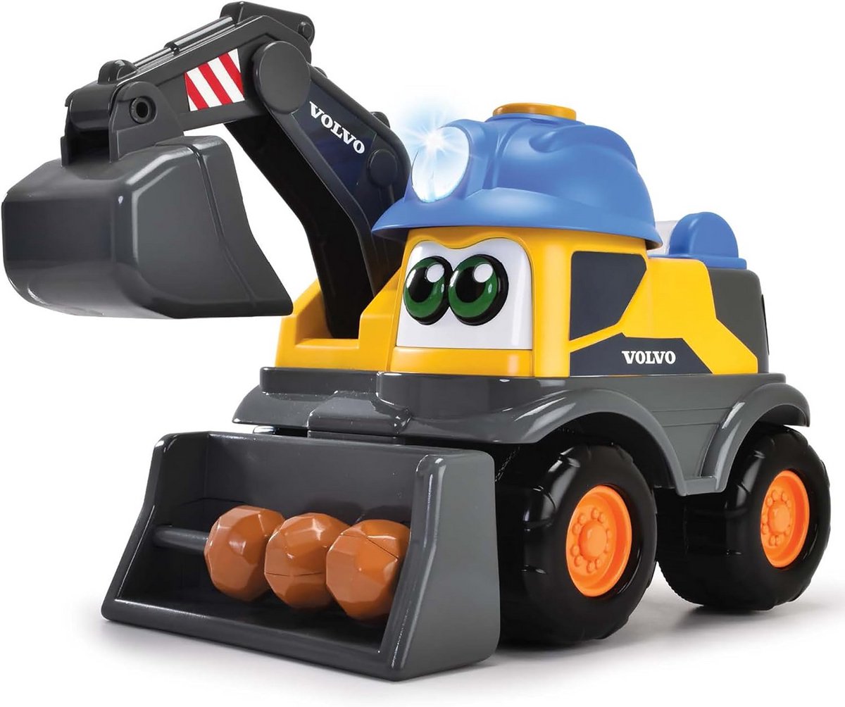 Dickie Toys Danny Graafmachine voor Peuters vanaf 2 Jaar - Stevig Speelgoed voor Binnen en Buiten