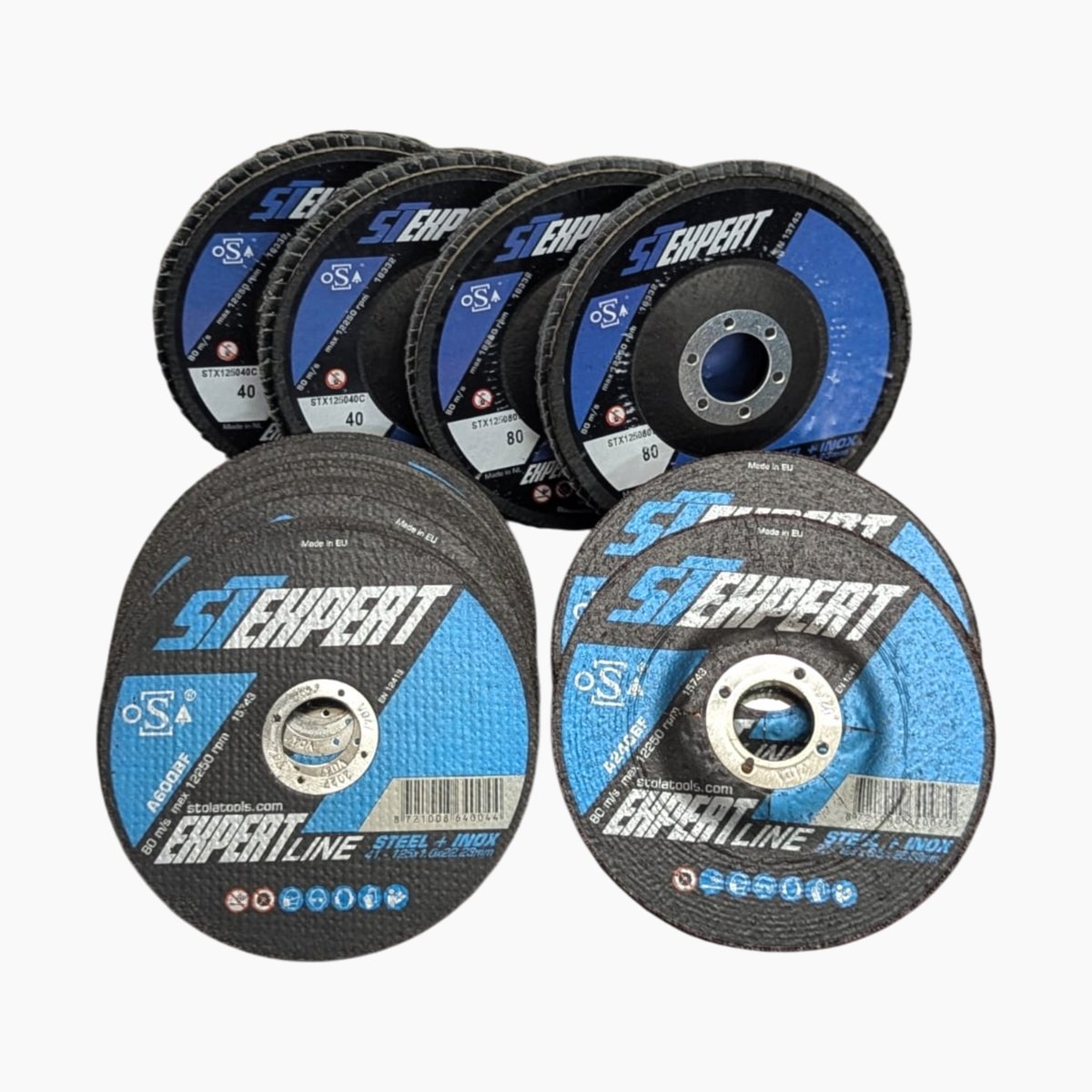 Stola ST Expert Slijp- en Schijfset 125 mm 16-delig