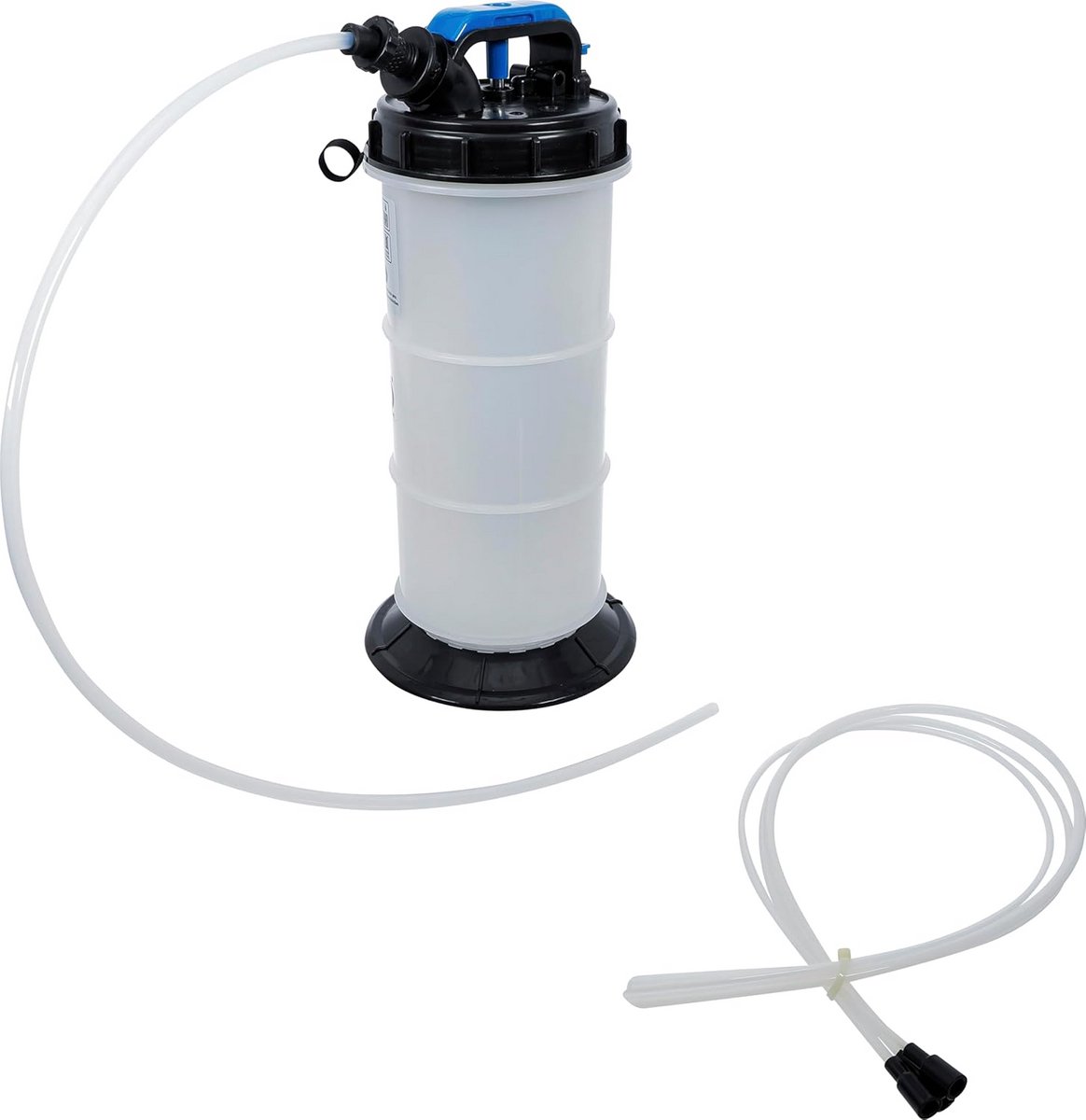 Pneumatische vacuüm-afzuigpomp 6 liter - voor olie, koelvloeistof en remvloeistof