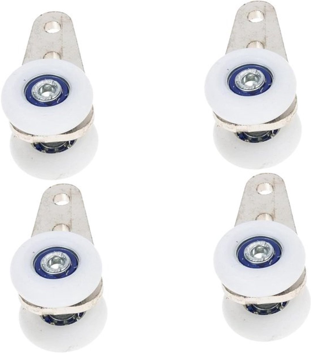 Hangende rail gordijnglijders - 4 stuks