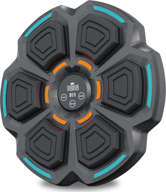 FOXLY® Boksmachine met Muziek - Zwart