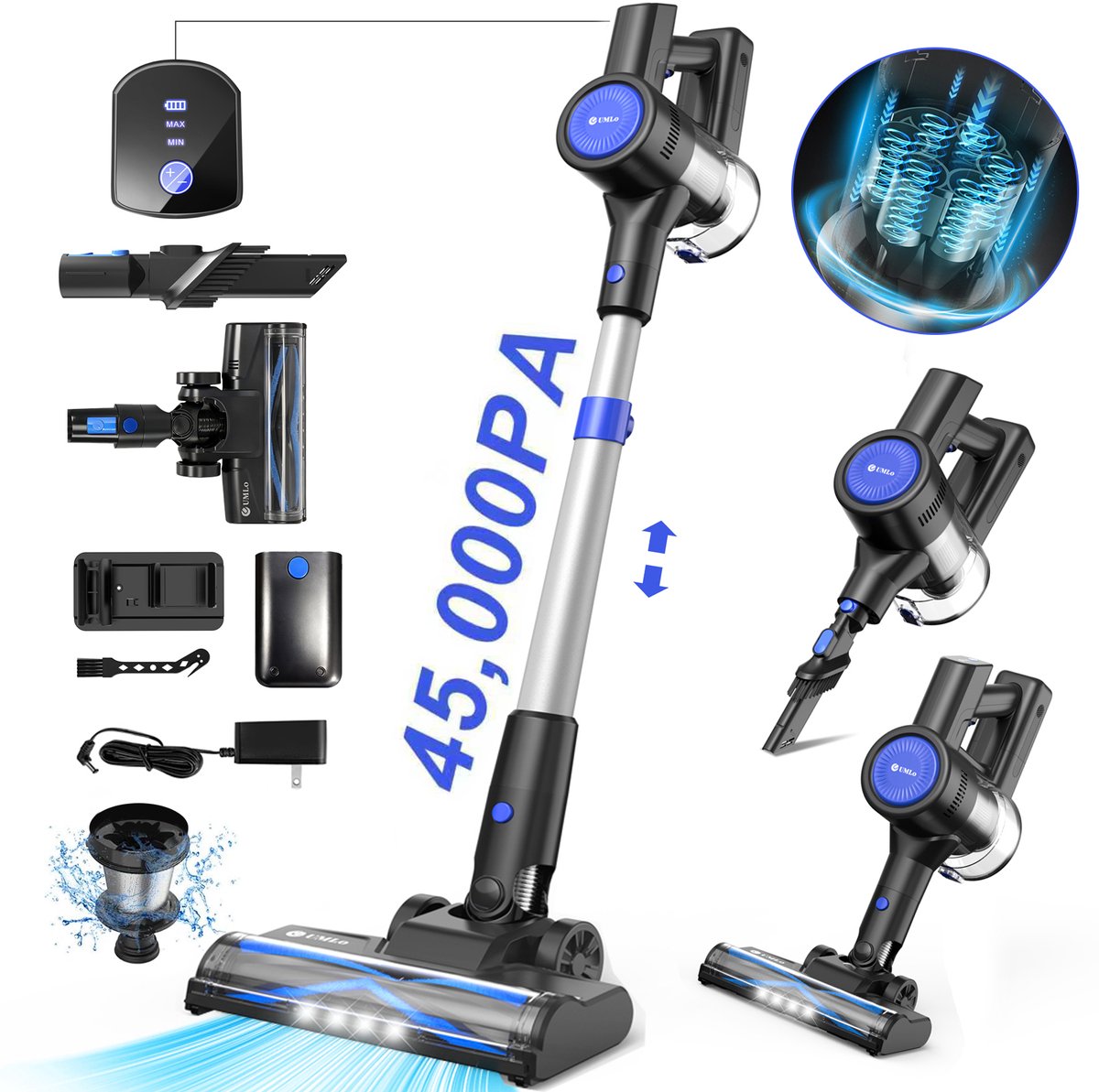 Grenintol S11 - Steelstofzuiger - Steelstofzuiger Draadloos - Grenintol - €74,01