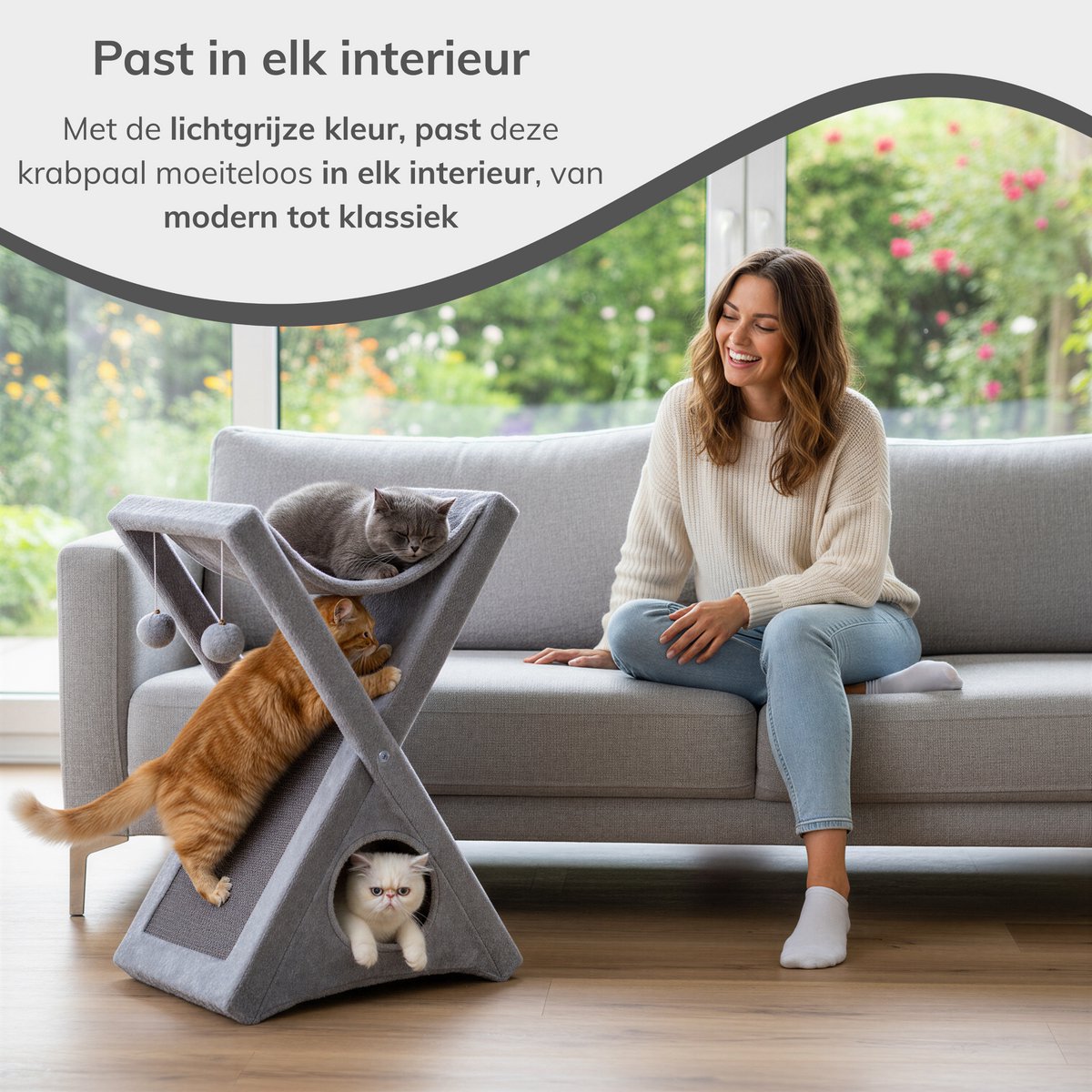 ACAZA ACAZA 68 x 50 cm Krabpaal - afbeelding 3