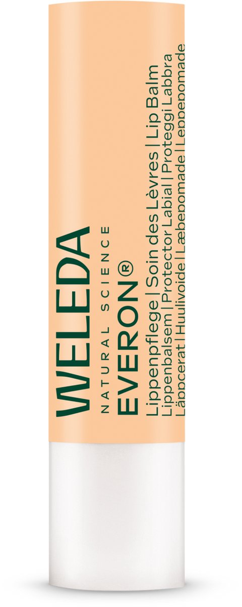 WELEDA Everon Lippenbalsem - Vanille & Rozen - Houdt Je Lippen Zacht & Soepel - Beschermt je lippen tegen uitdroging - 100% Natuurlijke Ingrediënten