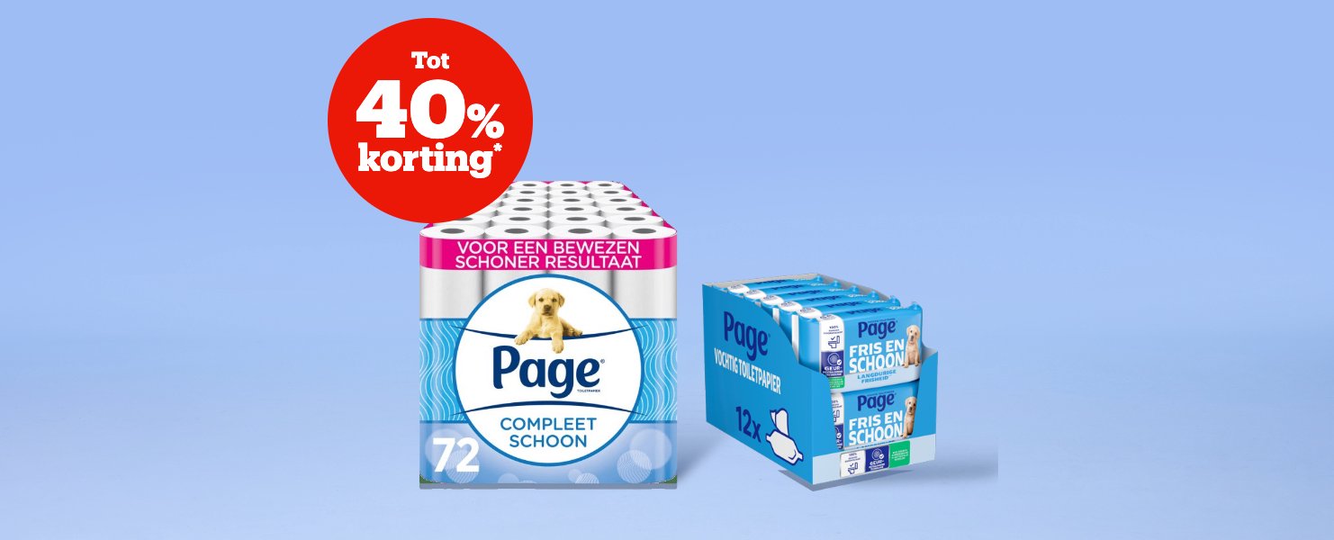 Tot 40% korting* op