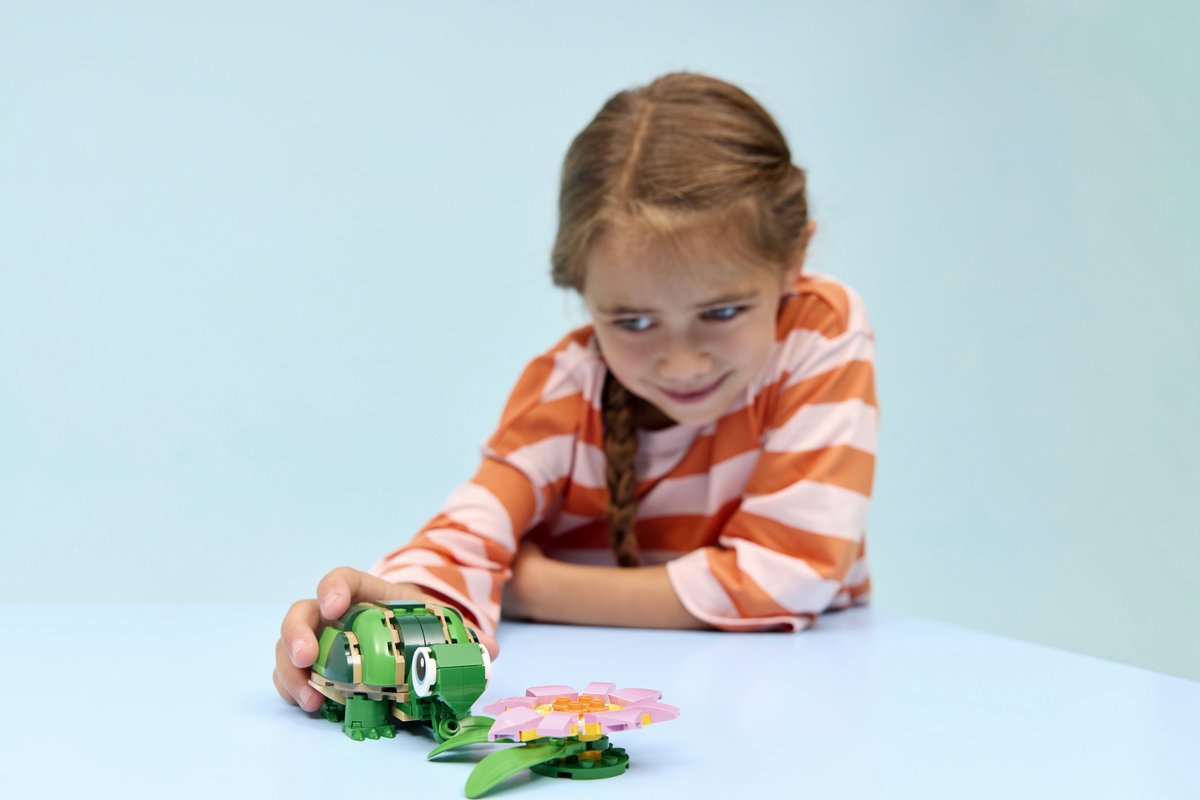 LEGO Creator Schildpad met waterlelie - constructiespeelgoed thumbnail 5