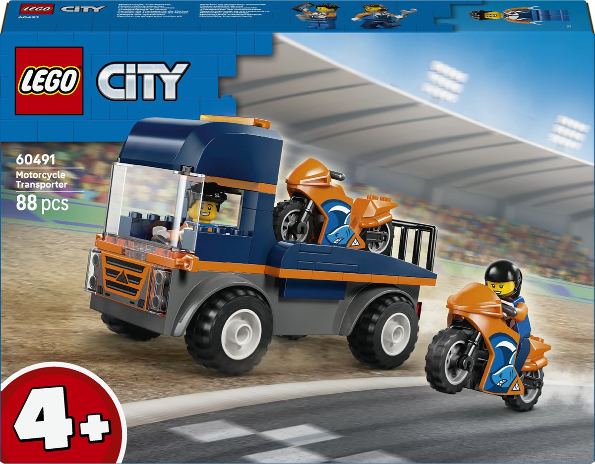 LEGO City - Great Vehicles - Transportwagen Voor Motoren