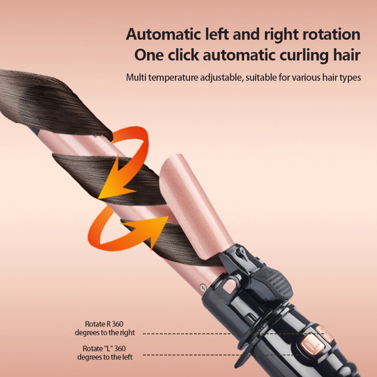 Stroom Commerce Automatische Krultang met Roterende Functie - afbeelding 2