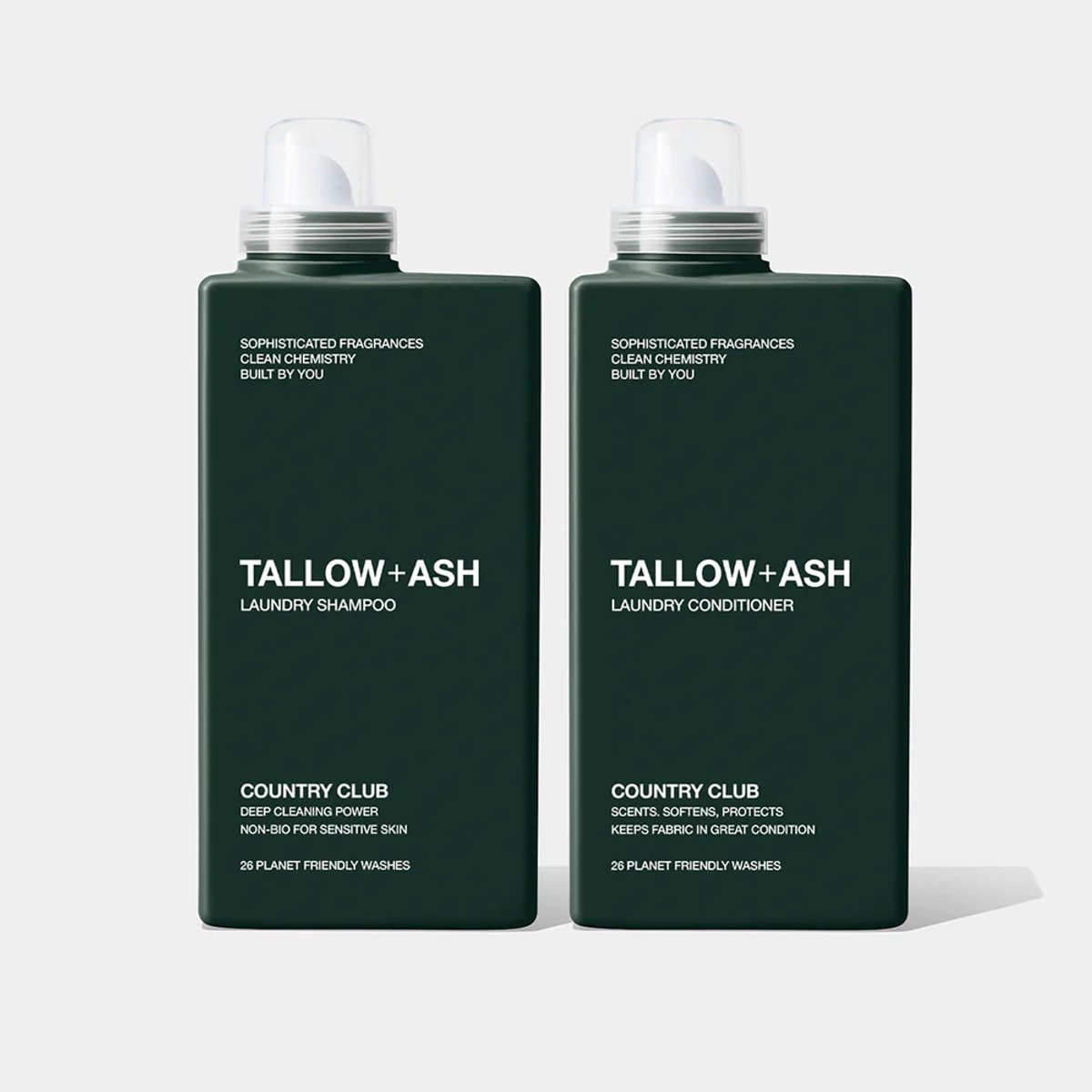 Tallow+Ash Country Club wasmiddel en wasverzachter-luxe wasmiddel met geur