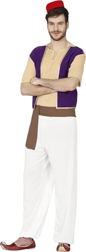 Mannen Aladdin kostuum voor feesten