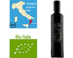 Aristeo Biologische Extra Vierge Olijfolie – 750 ml – Nieuwe Oogst – 100% Zuid Italiaans – Eerste Koude Persing – Lage Zuurgraad – Voor Warm & Koud Gebruik – Rijk aan Antioxidanten – Glazen Fles met Schenktuit – Calabrië – Goede Keuze!