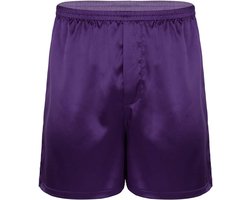 Heren Boxershorts Satijn Glans Losse Onderbroek Zijden Look Pyjamabroek