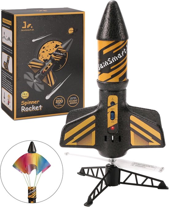 Led knipperende ufo parachute speelgoed hand gooien parachute speed running soldaat licht-up speelgoed kids kinderen outdoor games spelen - speelgoed kopen? | Korting tot 26