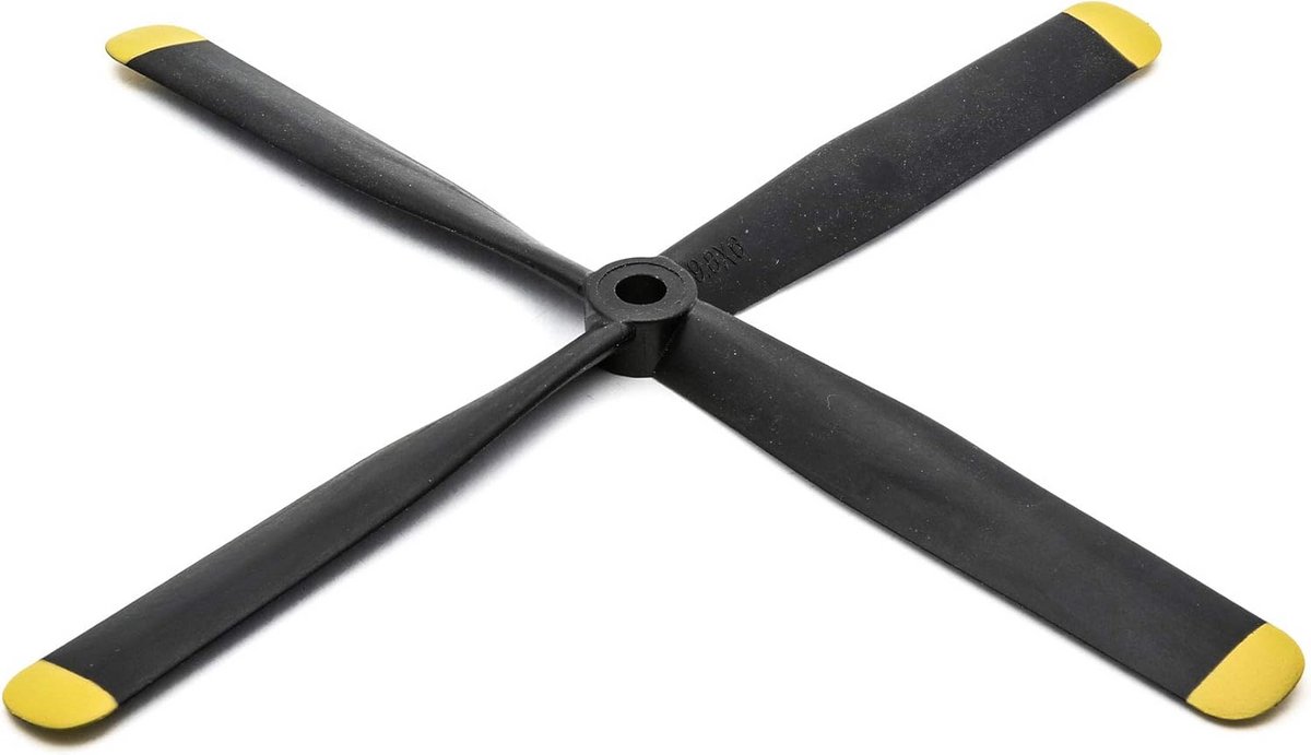 4-blade propeller 9,8 x 6 voor modelvliegtuigen