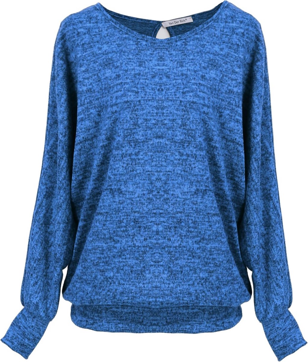 Dames T-shirt met open rug - Made in Italy