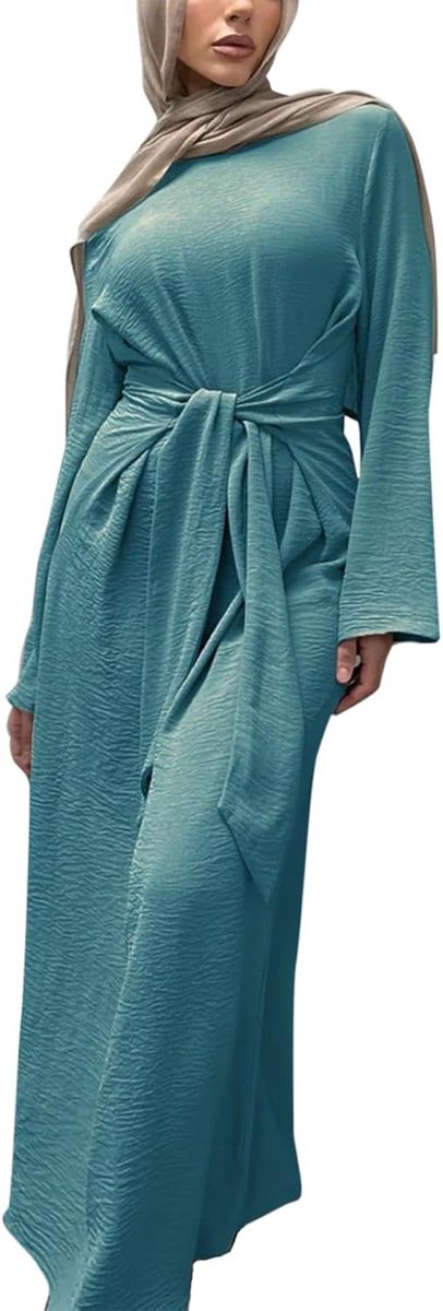 Maxi Abaya Jurk voor Moslim Dames - Zachte Islamitische Kleding voor Dagelijks Gebruik en Gebed