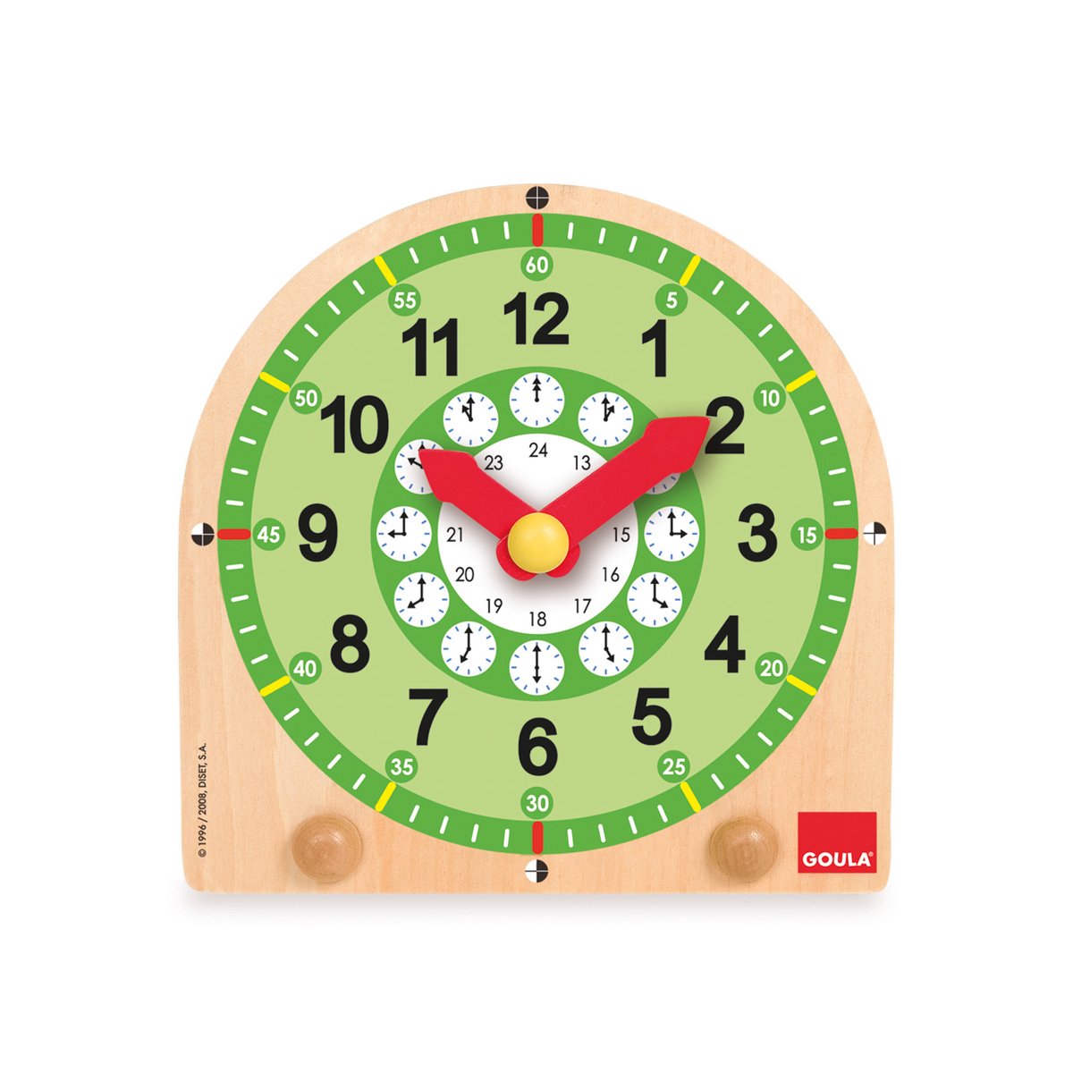 GOULA Klok om de tijd te leren