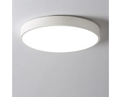 LED-plafondlamp – Energiebesparend – 18W Koelwit 6000K – 1 Stuk – Voor Woonkamer Keuken Badkamer Wit