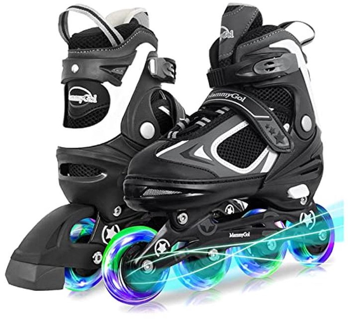 Verstelbare Inline Skates voor Kinderen met Verlichte Wielen