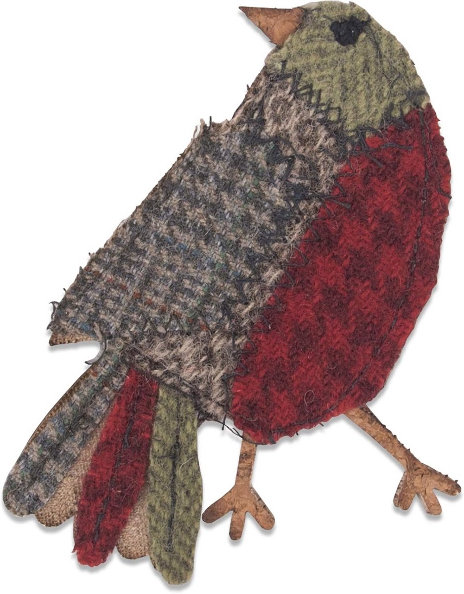 Patchwork Vogel Stans Mal voor Creatieve Projecten