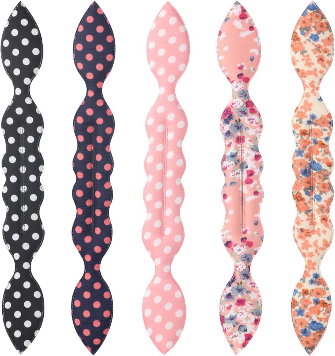 Franse Twist Haarknot Maker - 5 Stuks Polka Dot Kapselaccessoires